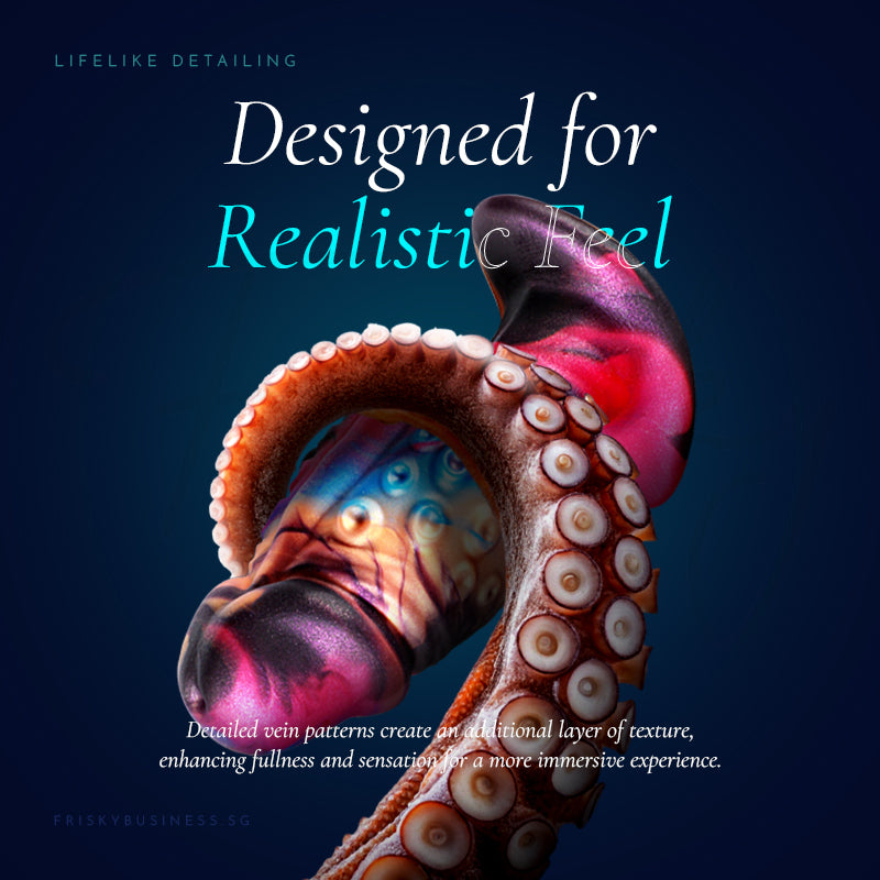Close-up of textured suction cups and sculpted tentacle details.