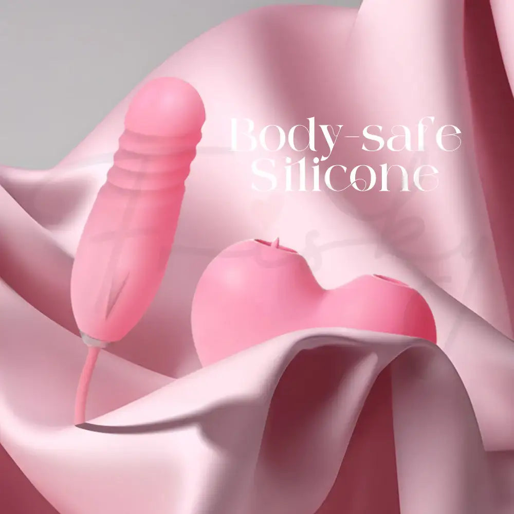 Love Float - Thrusting Egg With Suction & Licking Vibrator - Frisky Business Adult Sex Toys Shop