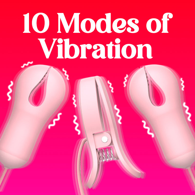 Sakura Secrets - Nipple Vibrator with 3 Clamps