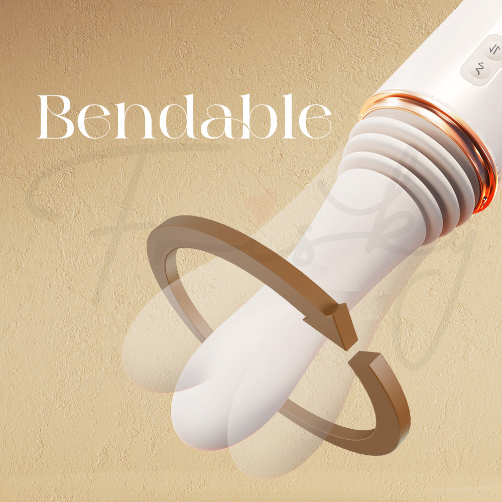 Flexible Sweet Motion shaft showing adjustable angle for personalized comfort