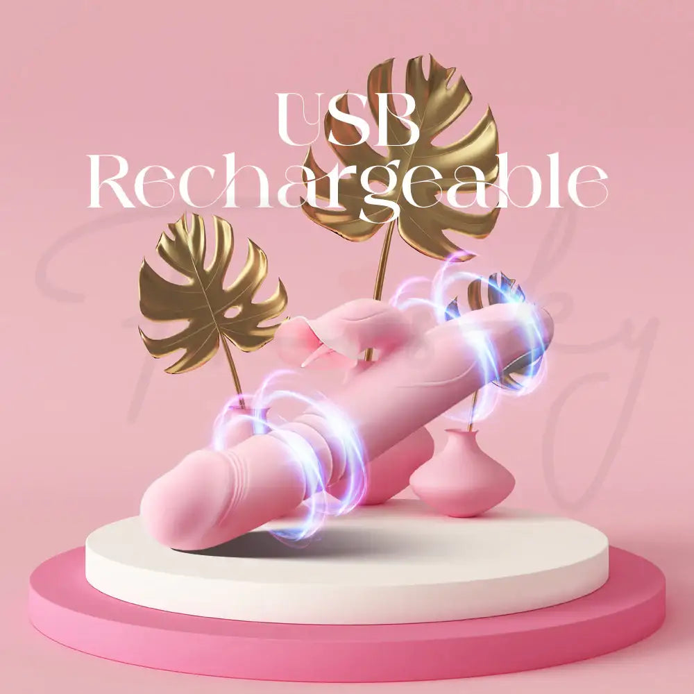 Throsé - Thrusting Dual Vibrator with Licking - Frisky Business Adult Sex Toys Shop