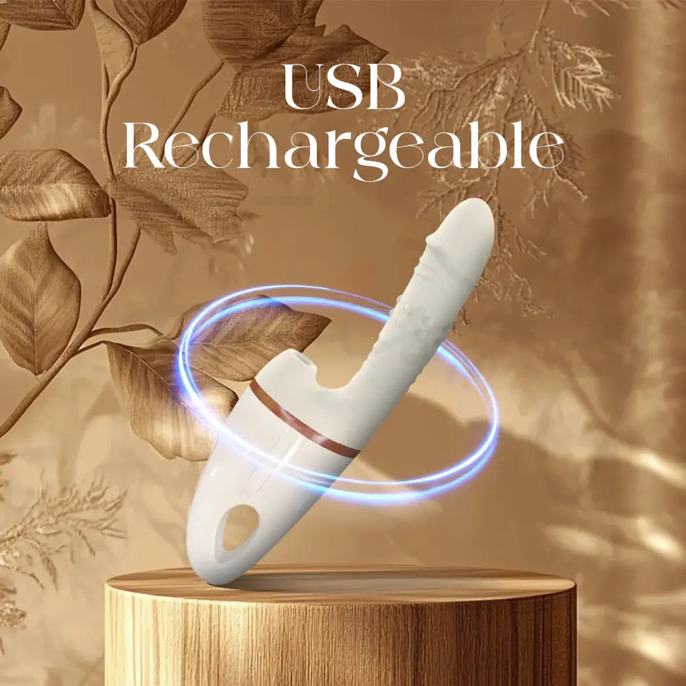 ThrumLure - Thrusting Vibrator With Suction - Frisky Business Adult Sex Toys Shop