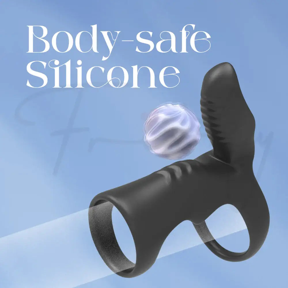 TigraLock - Vibrating Cock Ring, Adult Male Rechargeable Sex Toys - Frisky Business Adult Sex Toys Shop