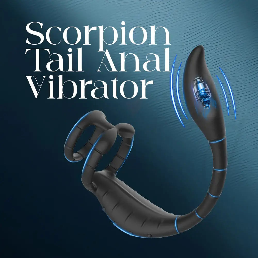 Venom Touch – APP Control Anal Vibrator Duo Loop Cock Ring - Frisky Business Adult Sex Toys Shop