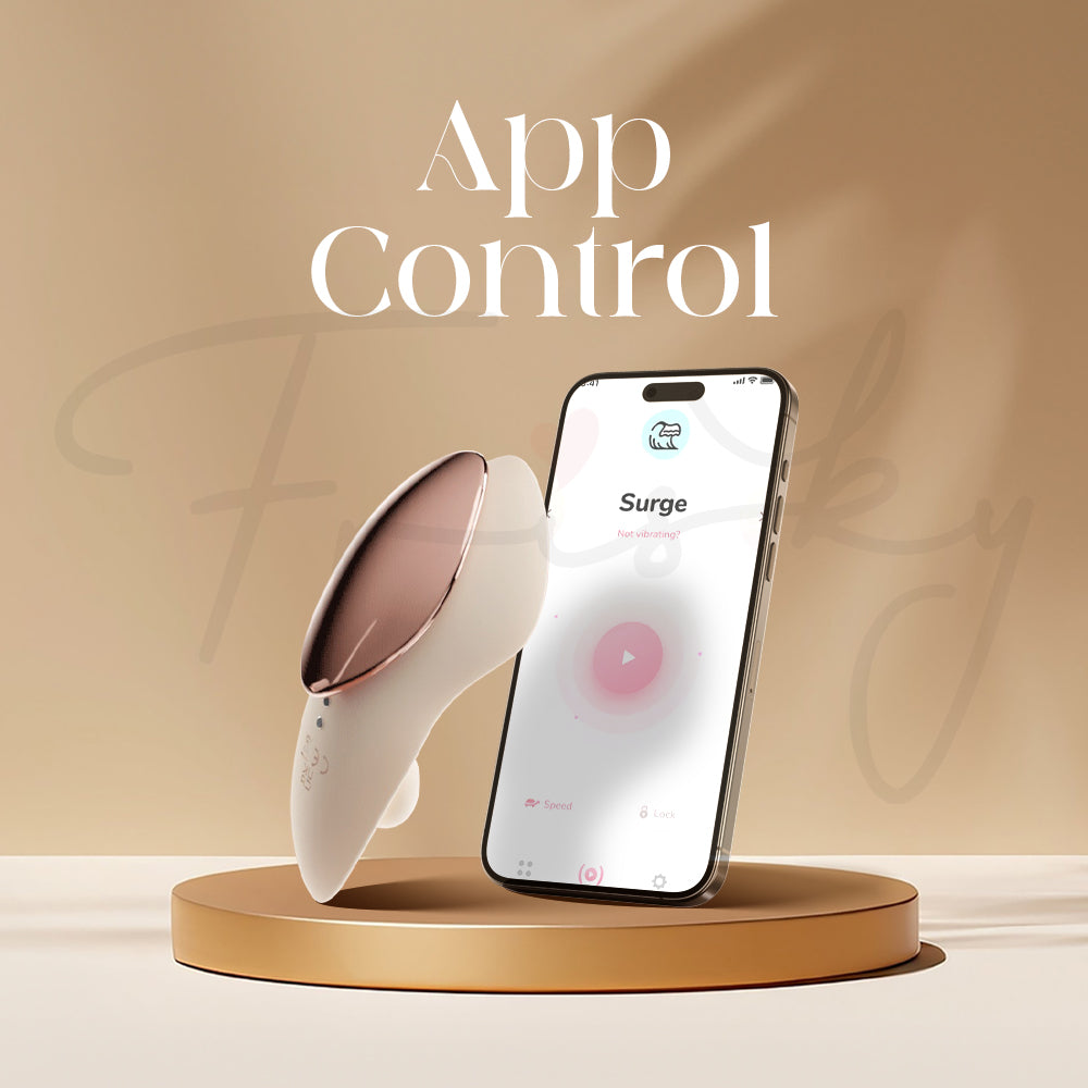 Winny Vibe app-controlled wearable vibrator with smartphone interface for easy adjustment