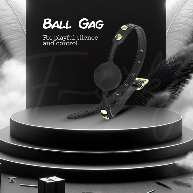 Ball gag from the KISSTOY® JOY BOX for playful silence and erotic control.