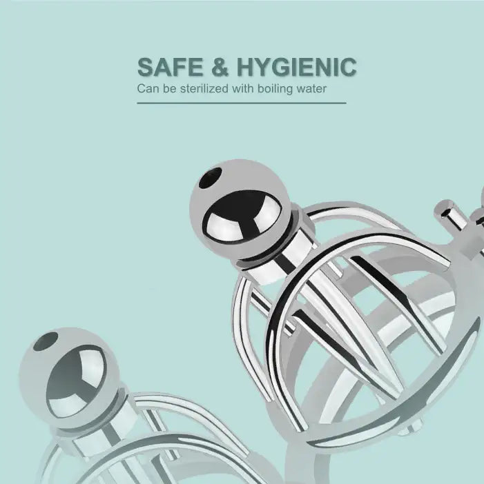 Steel Chastity Cage Urethral Sounding Rods - Frisky Business Adult Sex Toys Shop