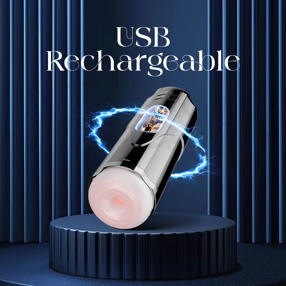 Aero Pulse displayed with USB rechargeable feature graphics and illuminated charging effect.