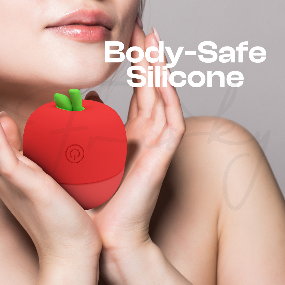 Apple Secret - Licking Clitoral Stimulator, Adult Female Flicking Vibrator Sex Toys