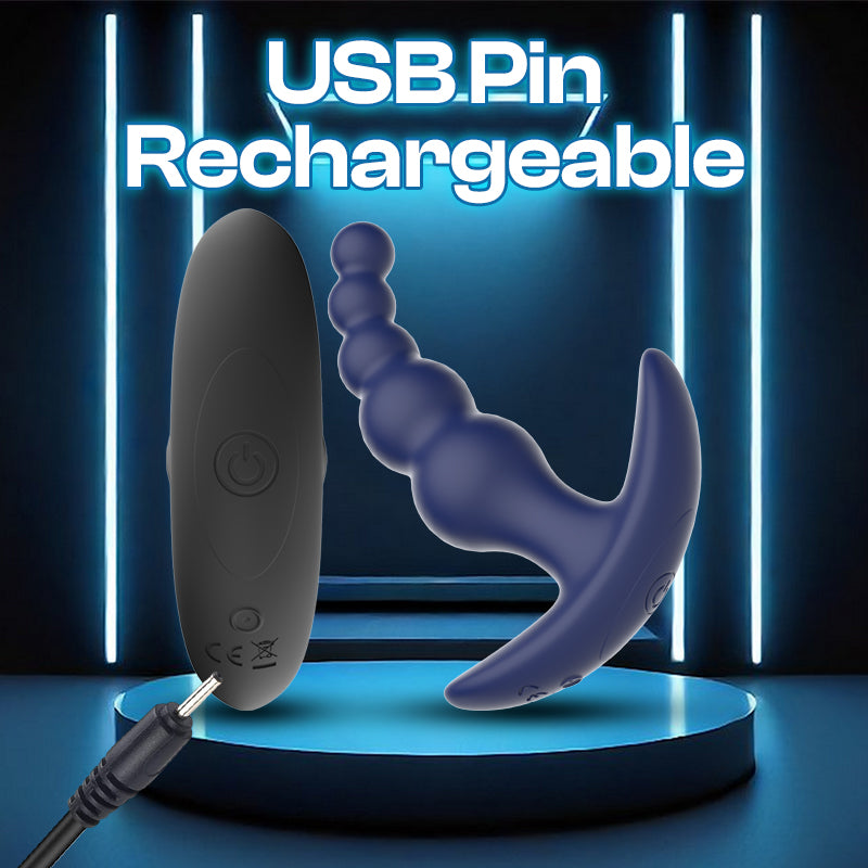 Beadie Brilliance - Vibrating Anal Plug With Remote and APP Control