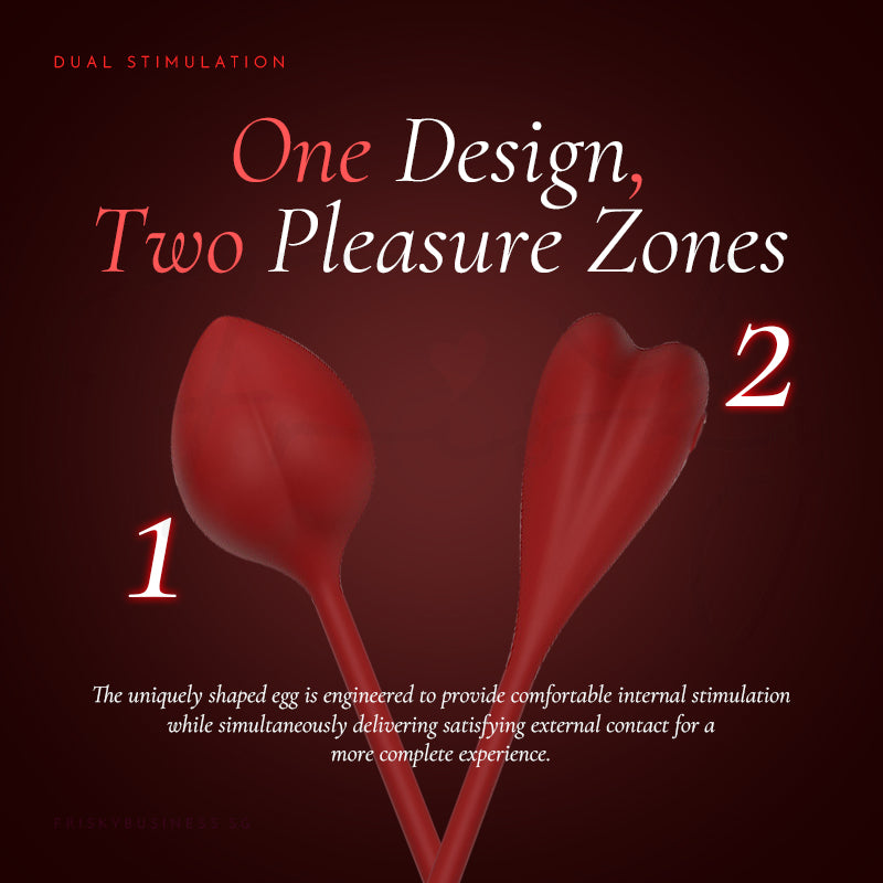 Cerise — APP-Controlled Silicone Peach Egg Vibrator