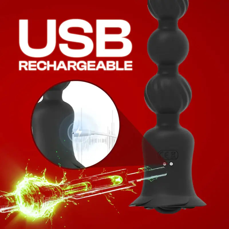 Echo Rod - Baton Vibrator with Whip - Frisky Business Adult Sex Toys Shop