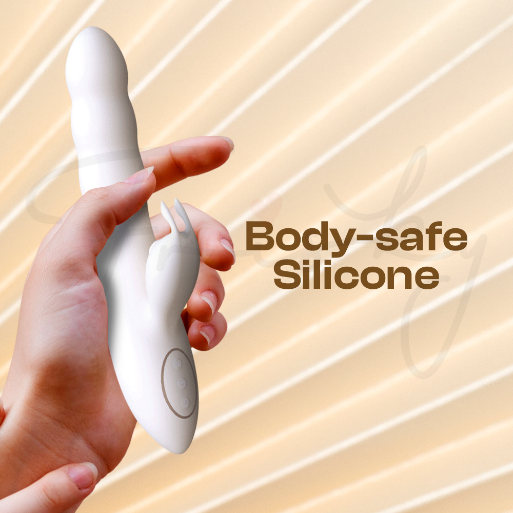 Hi-Bunny - Rabbit G-Spot Clitoral Stimulator APP Control Vibrator, Adult Female Rechargeable Sex Toy