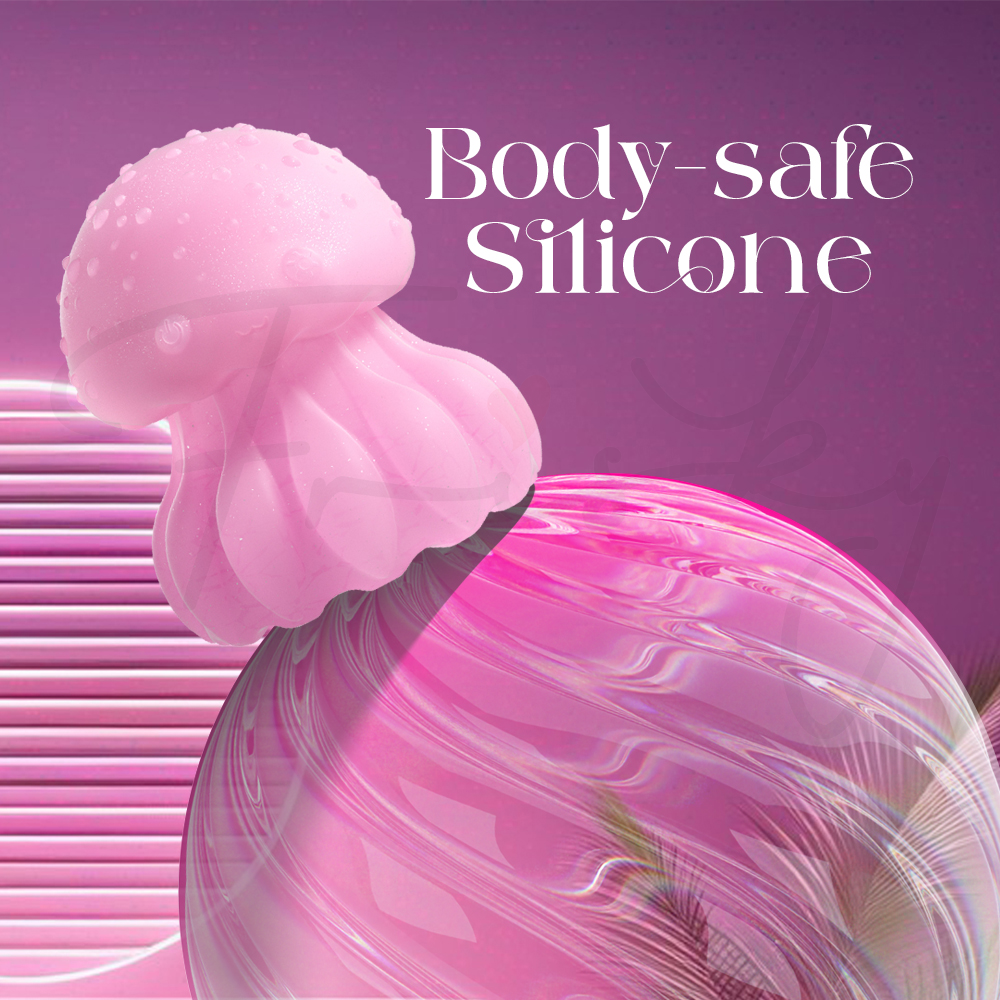 JellyTease - LED Light Licking Clitoral Stimulator, Adult Female Rechargeable Flicking Vibrator Sex Toys