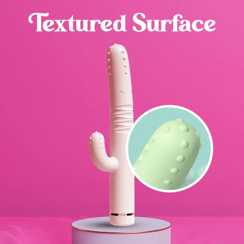 Jolly Cactus – Thrusting & Vibrating Dual Vibrator - Frisky Business Adult Sex Toys Shop