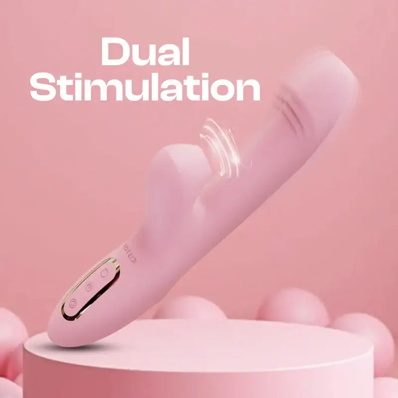 KISSTOY® Katy Max Rechargeable Vibrator with Rotating G-Spot and Adjustable Suction Singapore