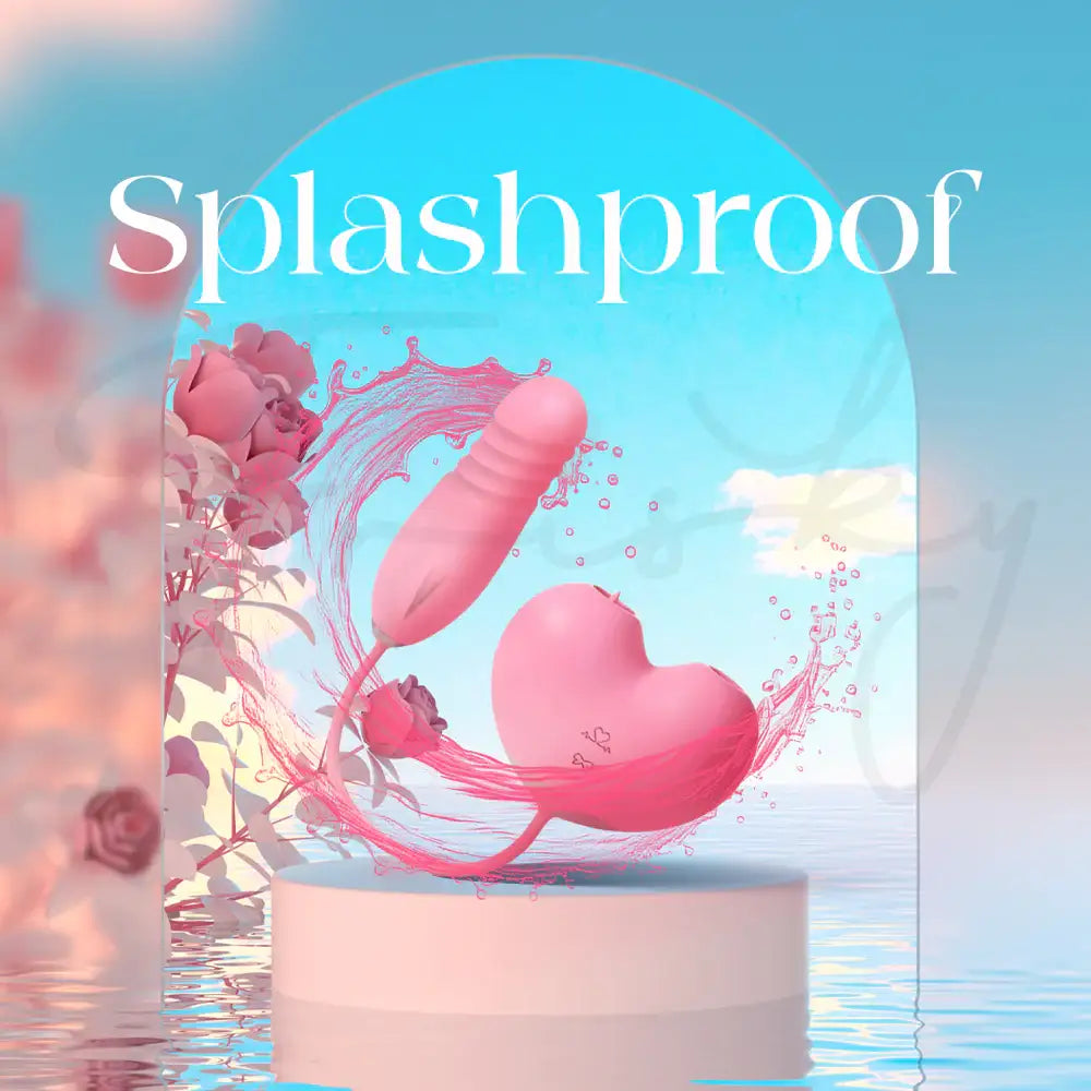 Love Float - Thrusting Egg With Suction & Licking Vibrator - Frisky Business Adult Sex Toys Shop