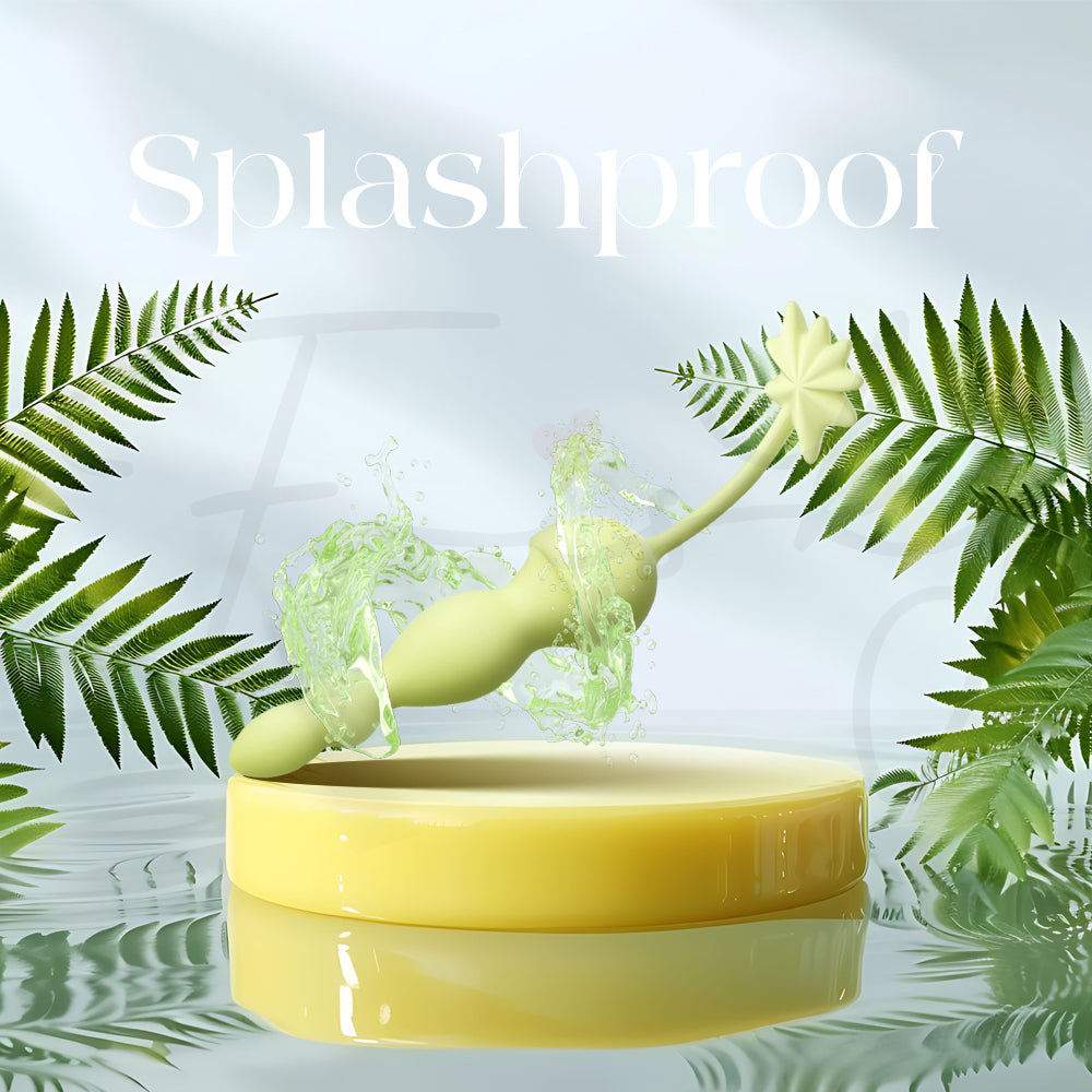 Waterproof silicone pleasure wand suitable for shower and bath enjoyment