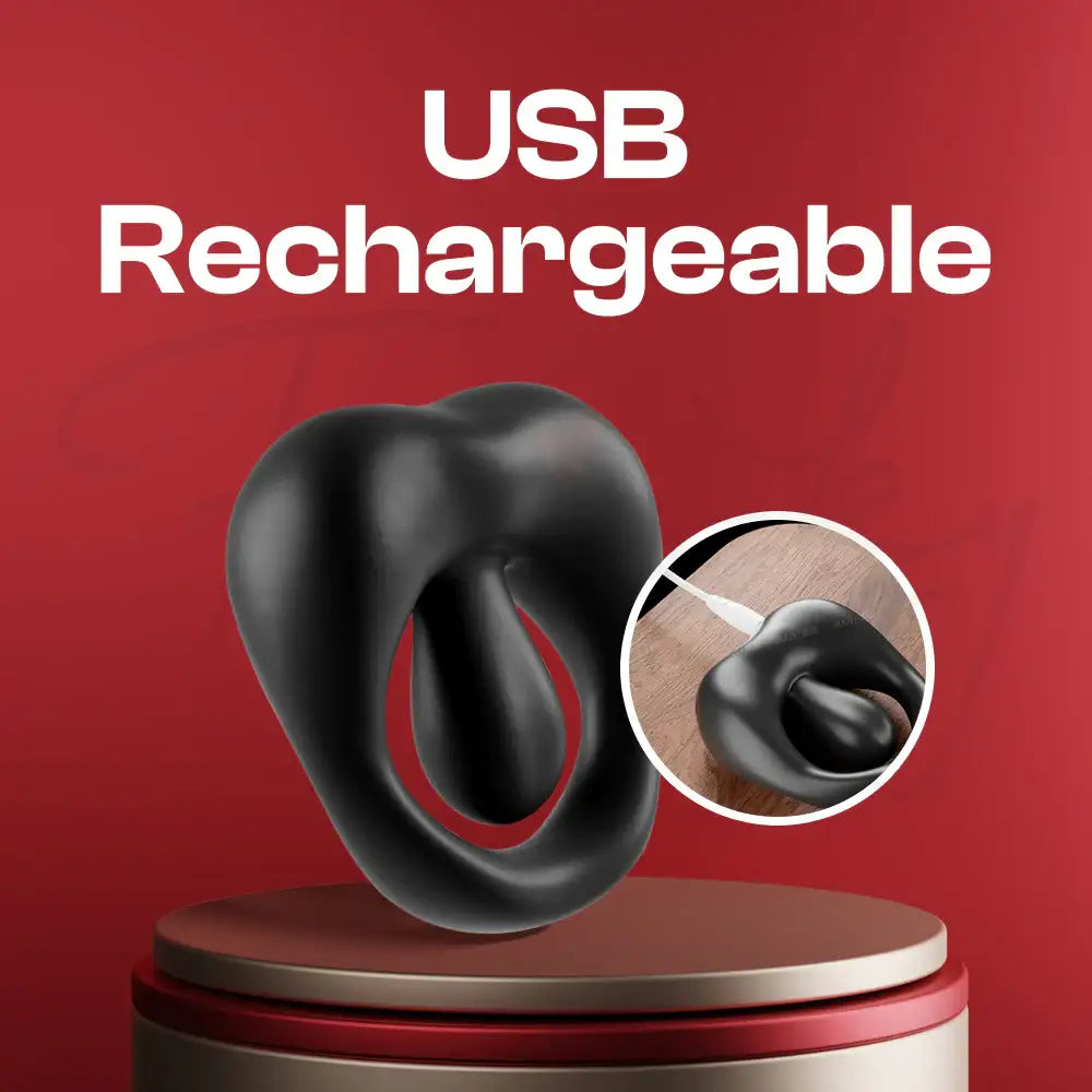 MagnoVibe - Vibrating Cock Ring With Remote Control, Adult Male Rechargeable Penis Sex Toys - Frisky Business Adult Sex Toys Shop