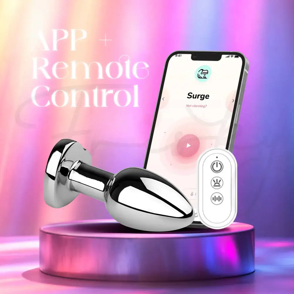 Nex Glow - Vibrance Light Base Vibrating Butt Plug with APP + Remote Control - Frisky Business Adult Sex Toys Shop