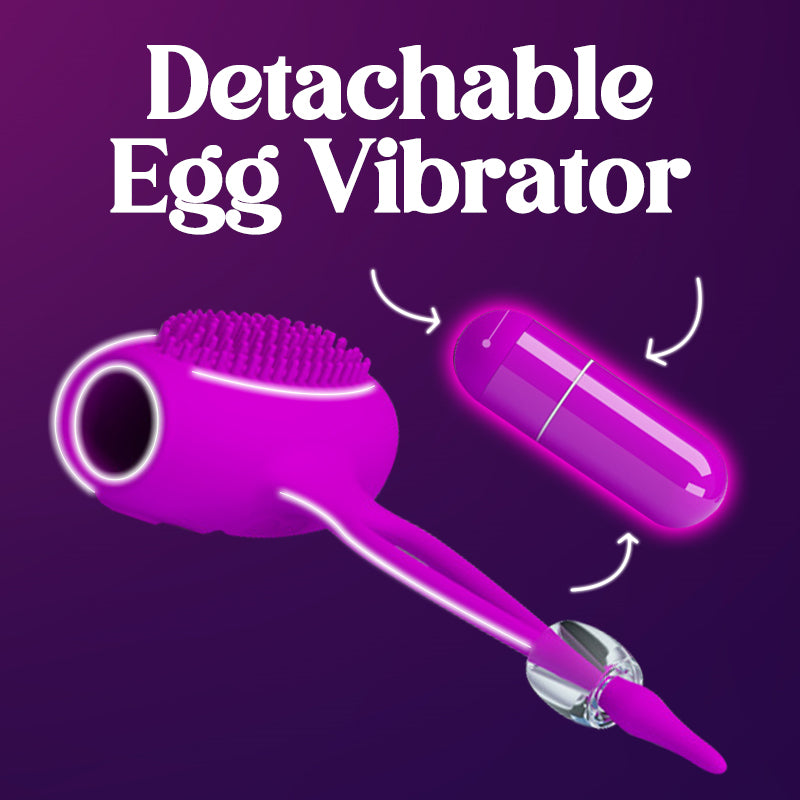 Plum Paradise - Wireless Adjustable Nipple Vibrators