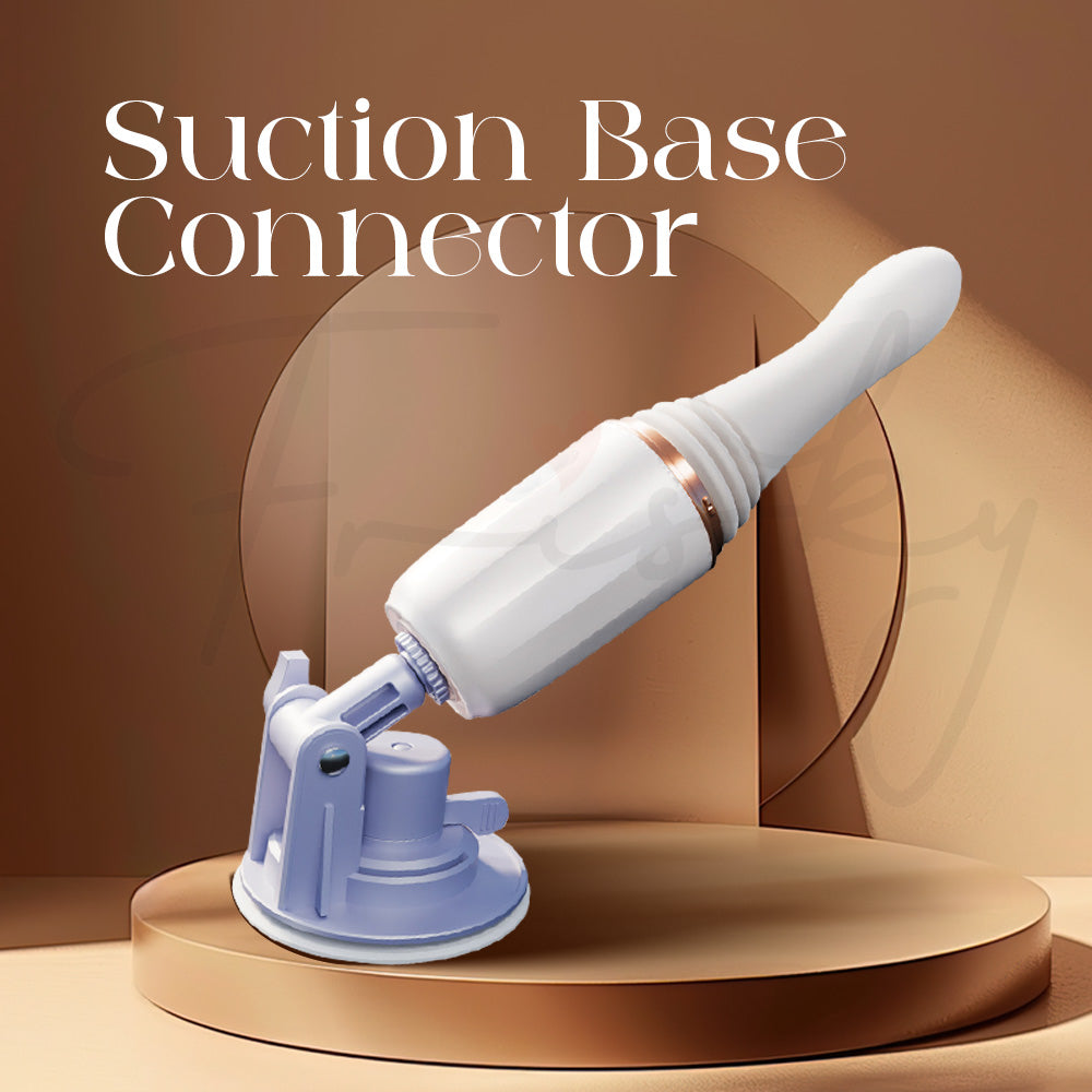 Sweet Motion attached securely to a flat surface with included suction base
