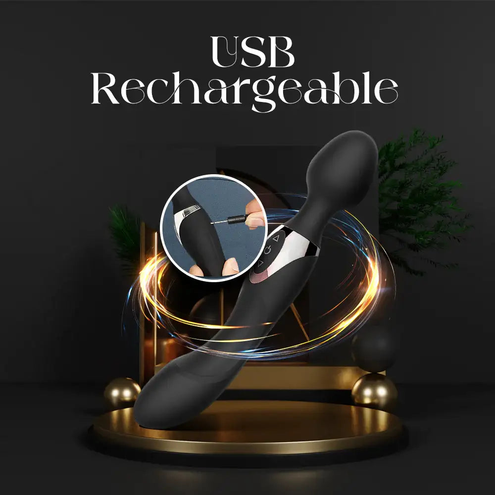 Wandella - Dual Ended Vibration Wand Vibrator - Frisky Business Adult Sex Toys Shop