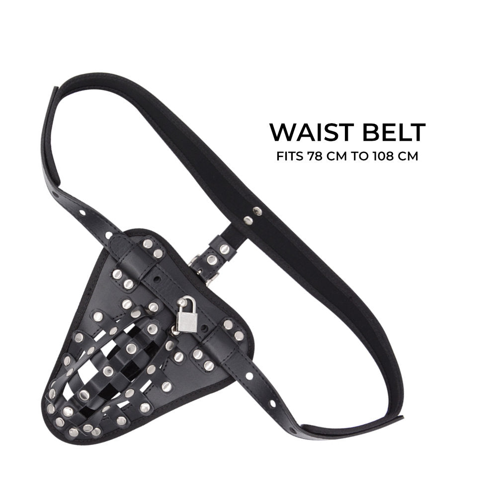 Lockdown Lust Belt - Men Chastity Belt BSDM