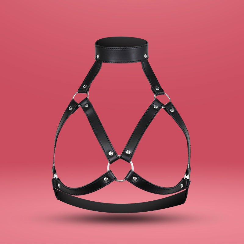 Black Magic - Female Bondage Chest Harness