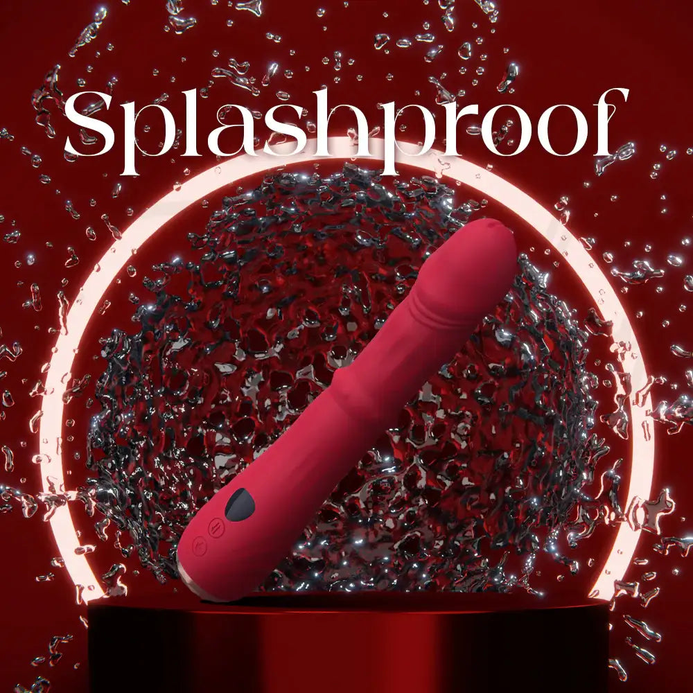 CherryTorque – Wiggling + Sliding Vibrator with Speed Display - Frisky Business Adult Sex Toys Shop