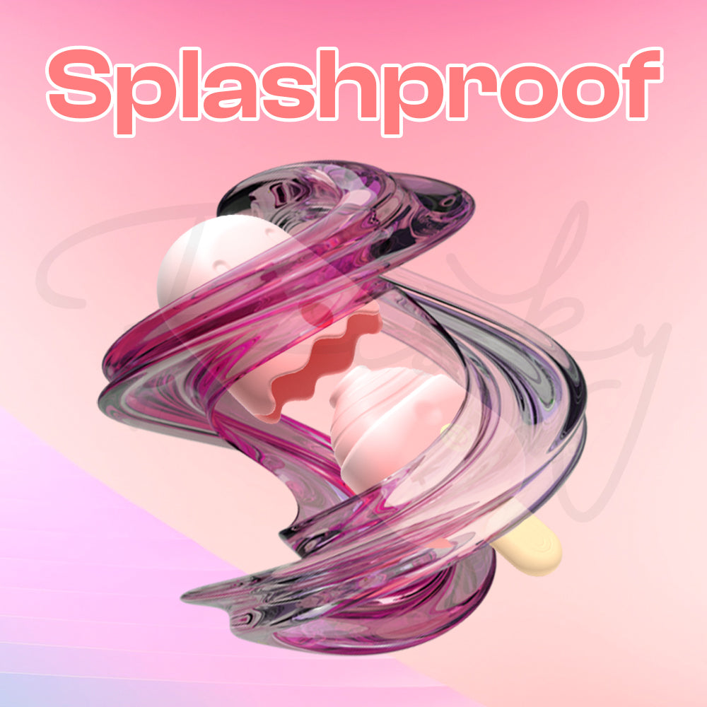 Splashproof ice cream vibrator safe for use in bath or shower