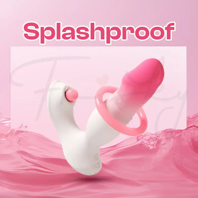 Crimson Flow – Female APP Control Ombre Wearable Thrusting + Suction Vibrator - Frisky Business Adult Sex Toys Shop