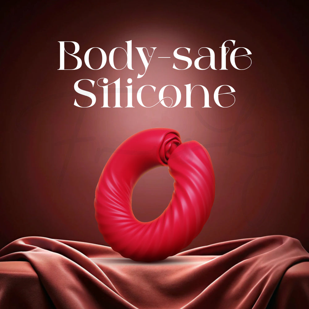 Soft body safe silicone cock ring with smooth comfortable finish