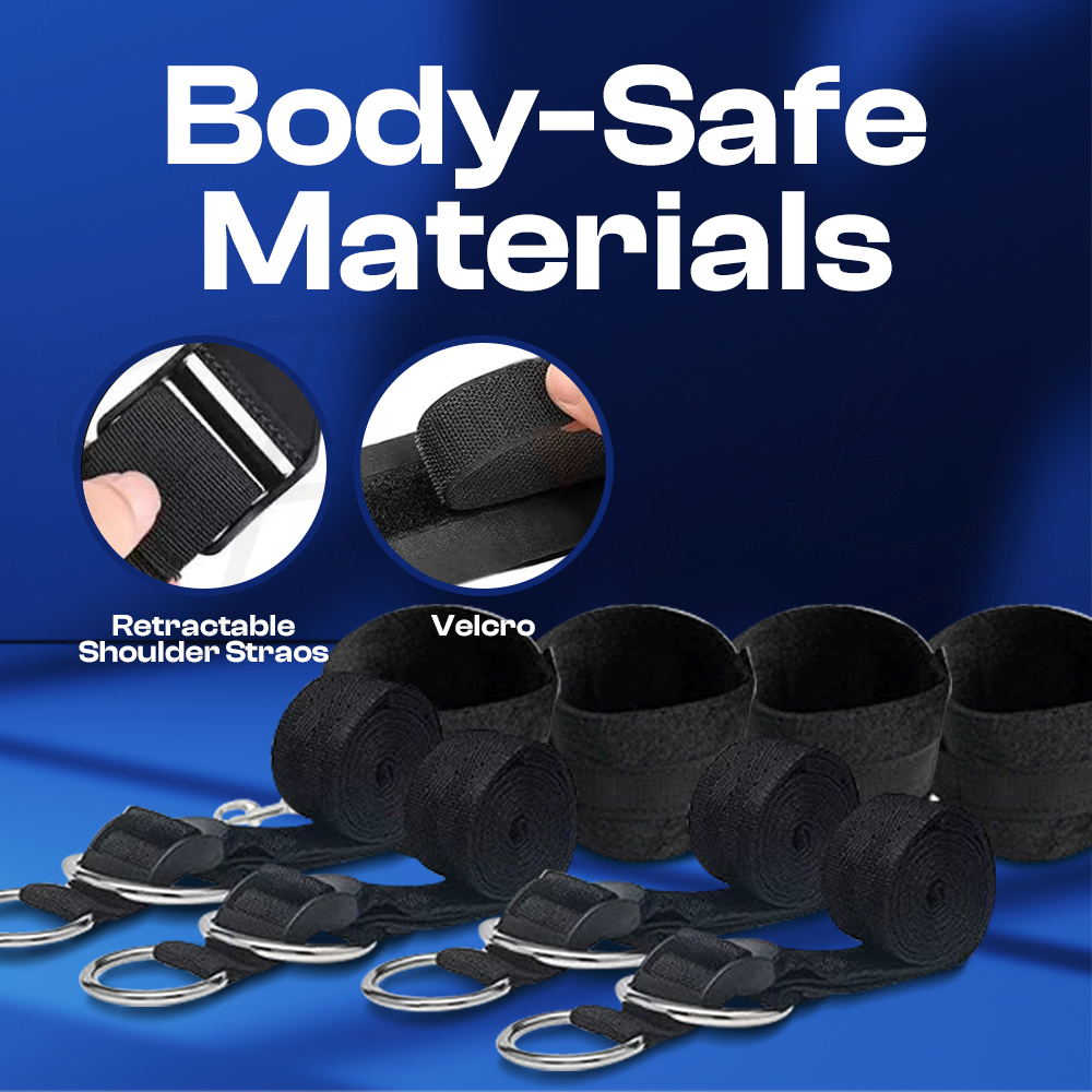 Forbidden Hold – BDSM Bed/Chair/Table Legs Bondage Hand & Leg Cuff Set