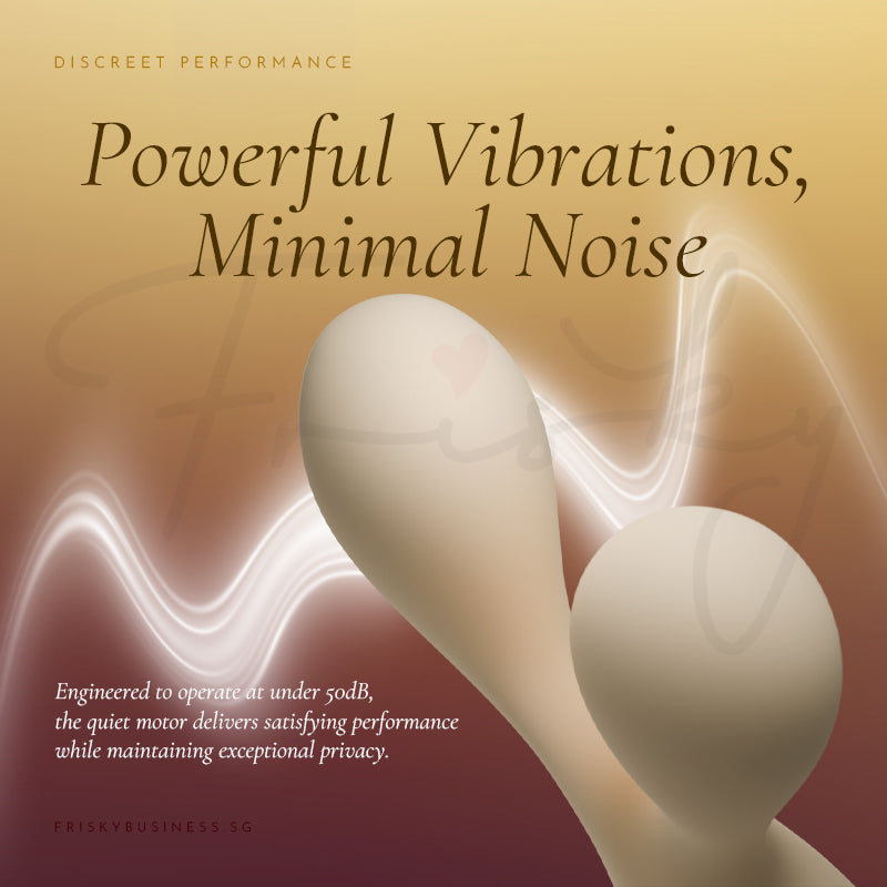 Galaku vibrator designed to provide powerful vibrations while maintaining minimal noise