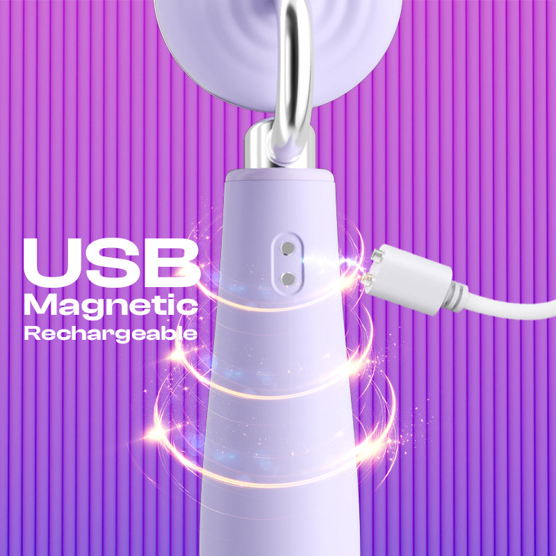 Lilac Lux - Multi-Function Wand Vibrator with Suction