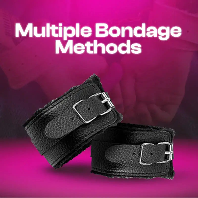 Lock N’ Lust - BDSM Bed Bondage Hand & Leg Cuff Set - Frisky Business Adult Sex Toys Shop