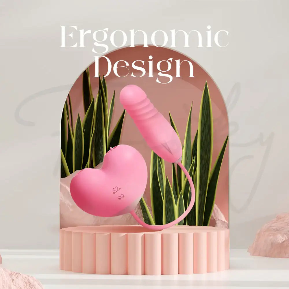 Love Float - Thrusting Egg With Suction & Licking Vibrator - Frisky Business Adult Sex Toys Shop
