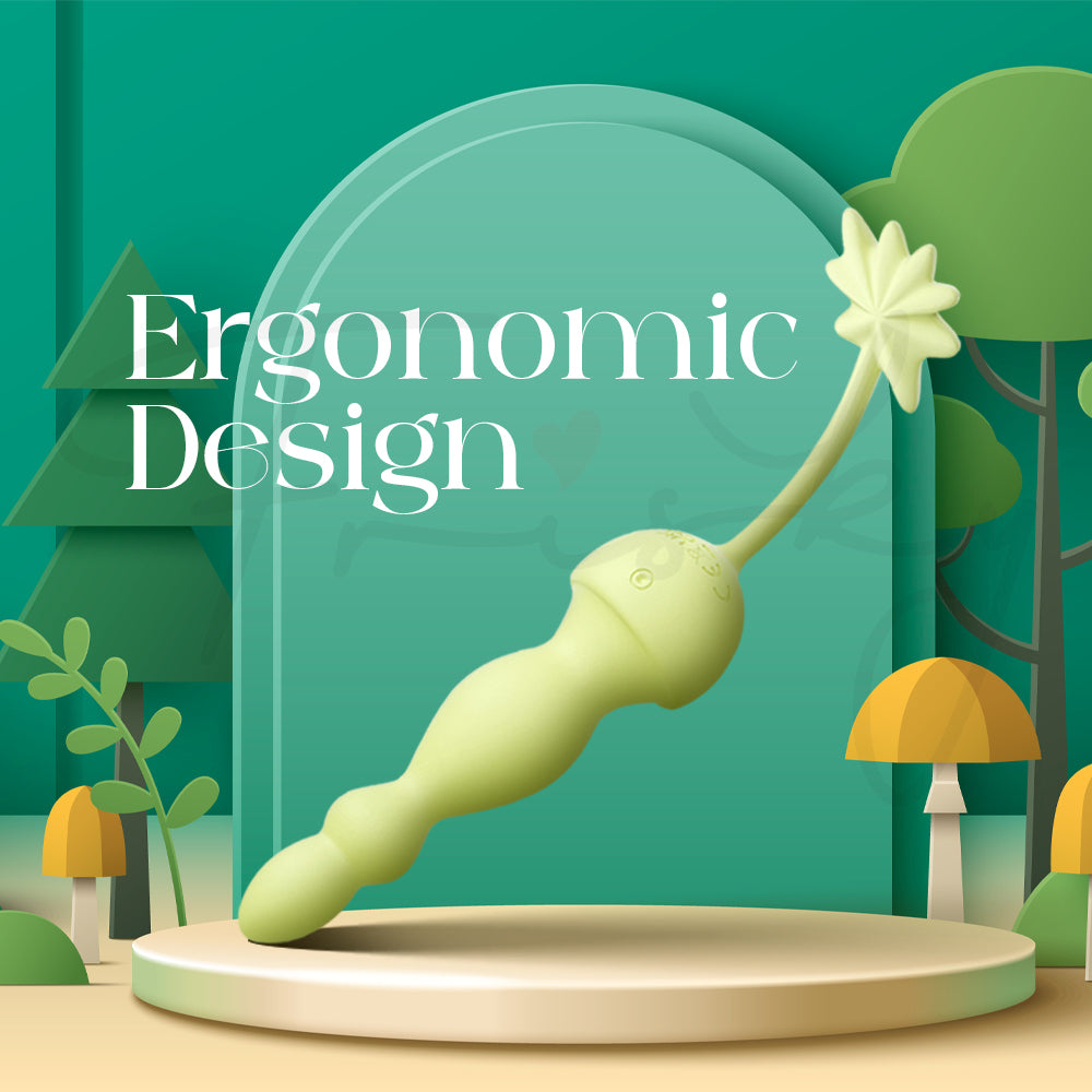 Ergonomic curved silicone wand designed for targeted and comfortable stimulation