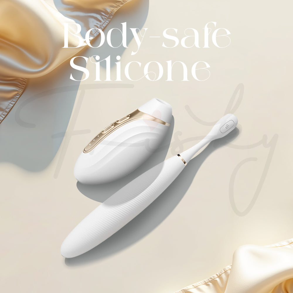 Lumi Touch body-safe silicone vibrator with smooth, skin-friendly texture