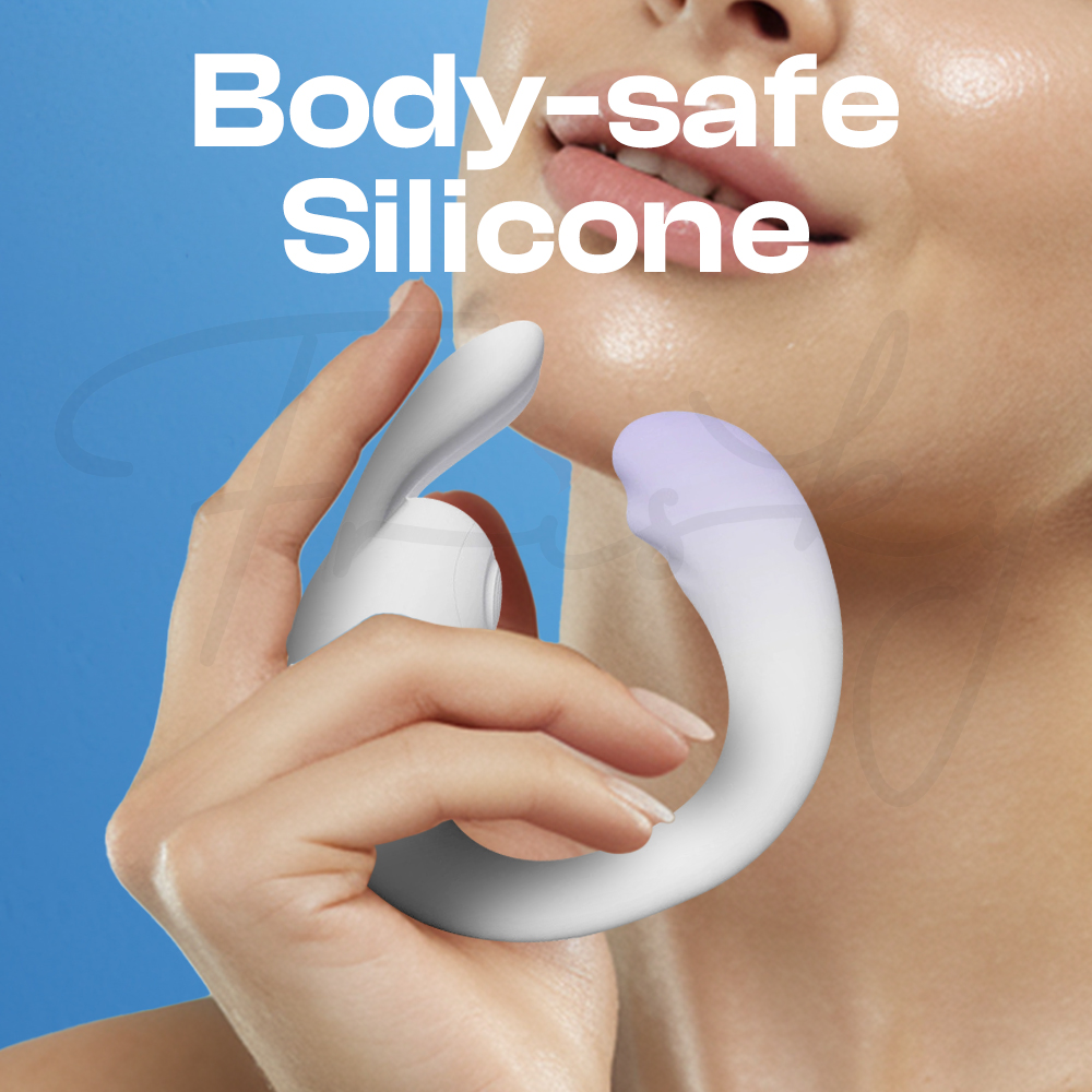 Luna Sync – Wearable Double Headed G-Spot Clitoral Tapping Simulation Vibrator with Remote Control