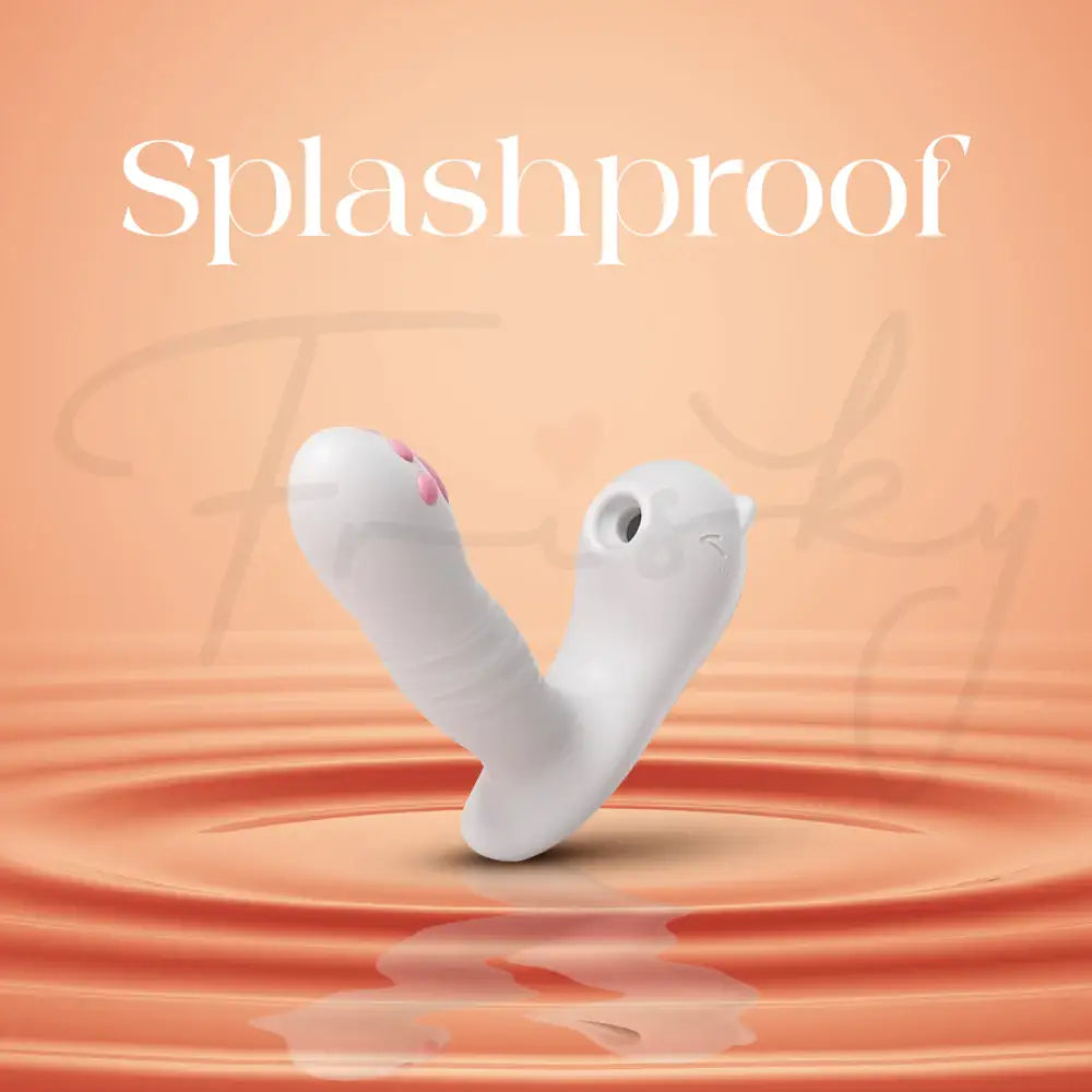 MeowMuse - APP Control Wearable Thrusting + Suction Vibrator, Adult Female Rechargeable Sex Toys - Frisky Business Adult Sex Toys Shop