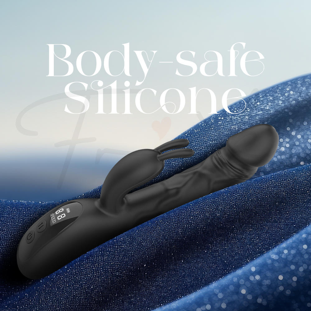 Nicole - Thrusting Rabbit Vibrator with LED Display
