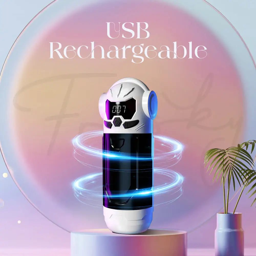 Phantom Embrace - Auto Thrusting Suction Masturbator - Frisky Business Adult Sex Toys Shop