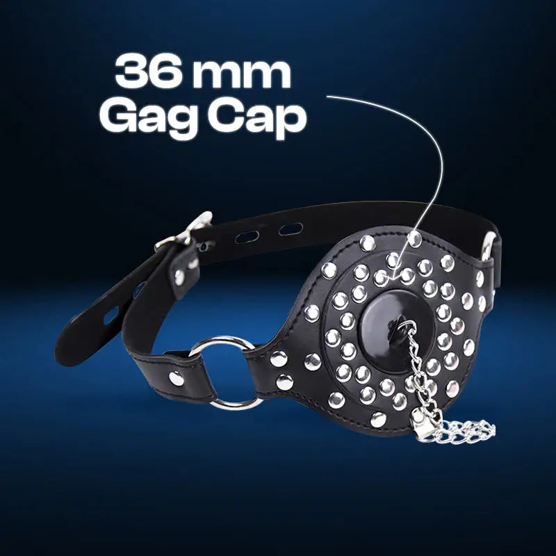 Plugged Silence - BDSM Mouth Gag With Plug - Frisky Business Adult Sex Toys Shop