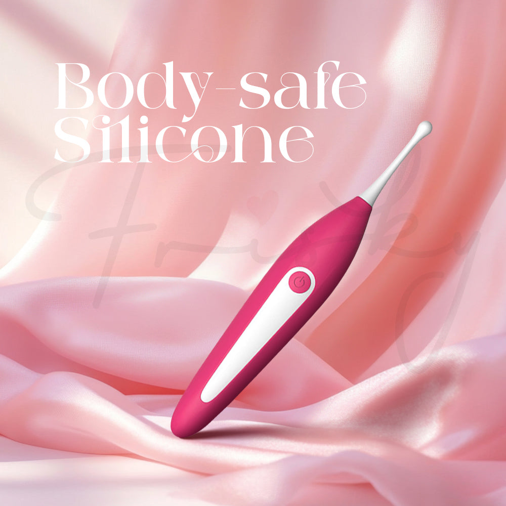 Rosy Pulse body-safe silicone vibrator with smooth soft-touch finish