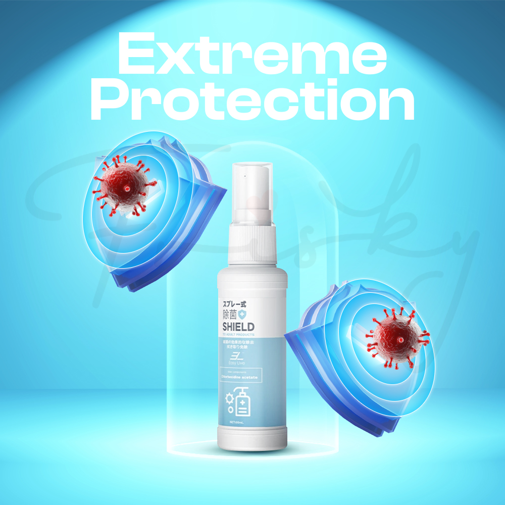 Shield -  Disinfectant Spray 60ml, Adult Sex Toys Sanitizer