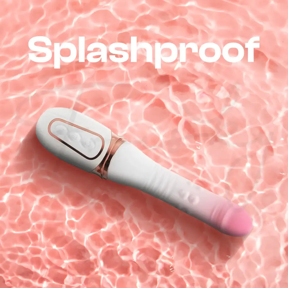 Soul Choice Mi Ai - Ombre Pink Thrusting Sex Machine With Rotating Beads - Frisky Business Adult Sex Toys Shop