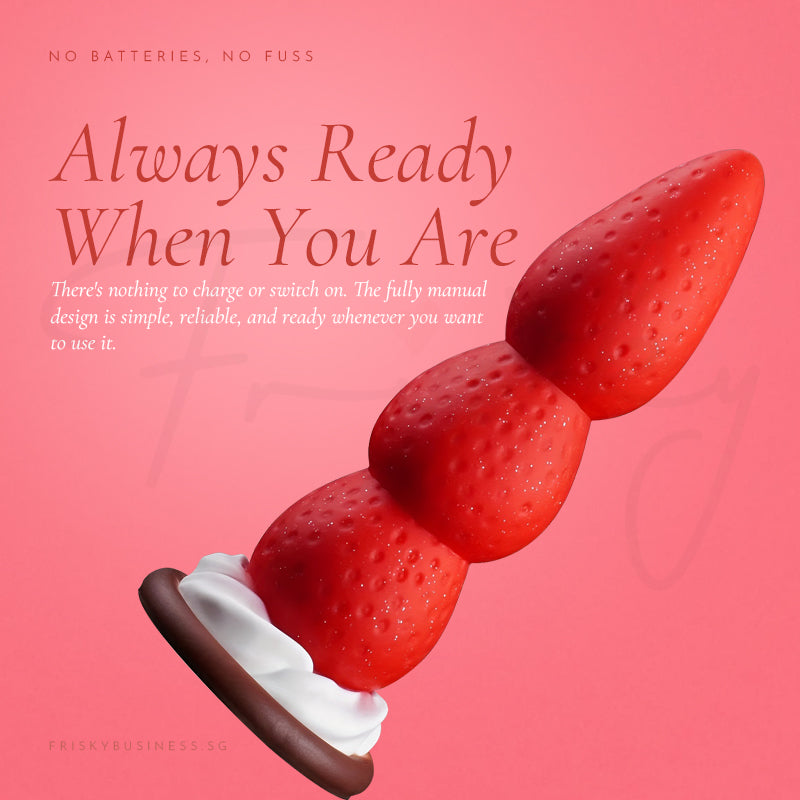 Always Ready When You Are graphic with the plug angled on its cream-and-chocolate base