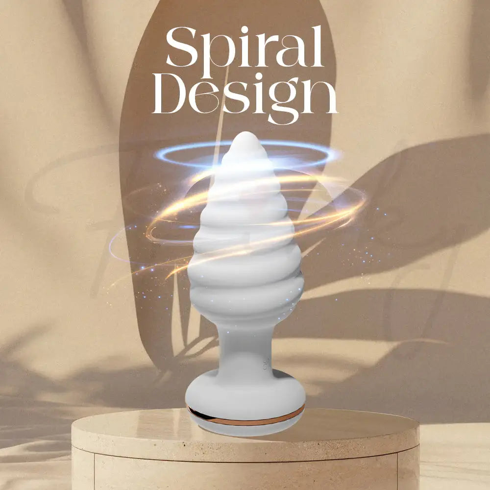 Unicorn Twist - Spiral Butt Plug Vibrator with APP Control - Frisky Business Adult Sex Toys Shop